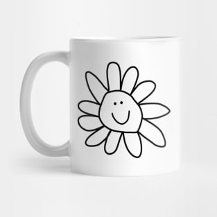 Daisy Doodle Flower Mug